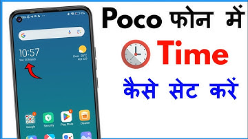 Poco Mobile Me Time Kaise Set Kare | Poco C51 Date And Time Setting