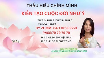 Buổi 1:  6 Rào Cản Nhận Thức Nội Tâm, Nguyên Lí Ánh Sáng