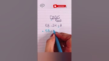 Dmas rule #maths #shortsfeed #dmas #bodmas #bodmas_rule