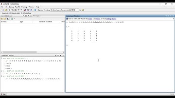 Menyelesaikan invers matriks ordo 5x5 menggunakan aplikasi MATLAB