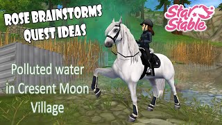 Star Stable Online; Rose Brainstorms Quest Ideas ~ Polluted water in Cresent Moon Village