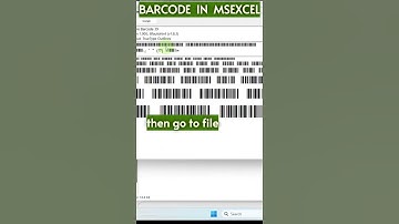 How to create BARCODE in Excel #viral #shorts #ytshorts #trending #explore #barcode #ytviral