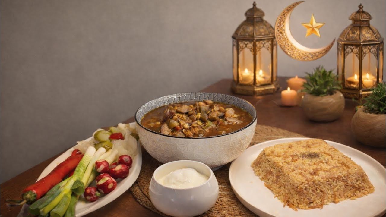 شو طبختي اليوم على إفطار سماقية نباتي على طريقة كردية 😋فيديو كامل تفاصليها موجودة بلقناة #رمضان 