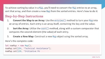 Sorting Map Object Data by Value in JavaScript