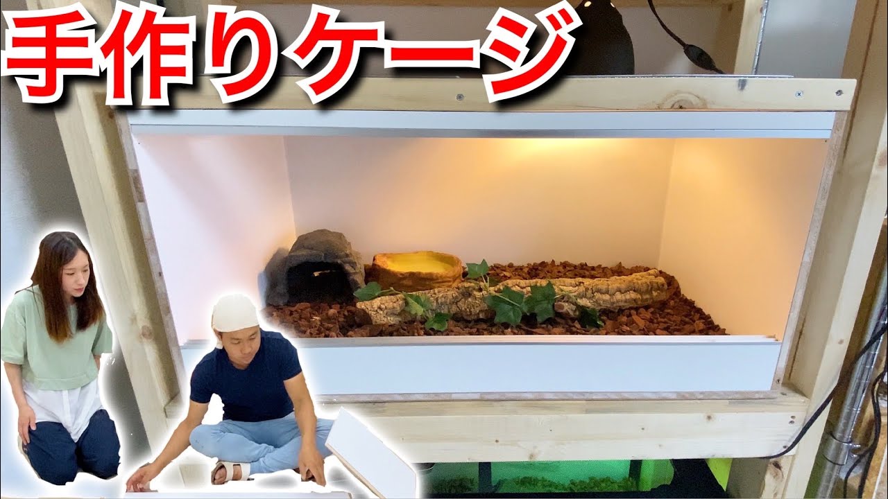 自作爬虫類ケージお得なセット！ 爬虫類ケージ自作】コスパ最高！《フタがロック出来るケージ》の