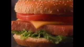 Spamburger Hamburger 1992 commercial