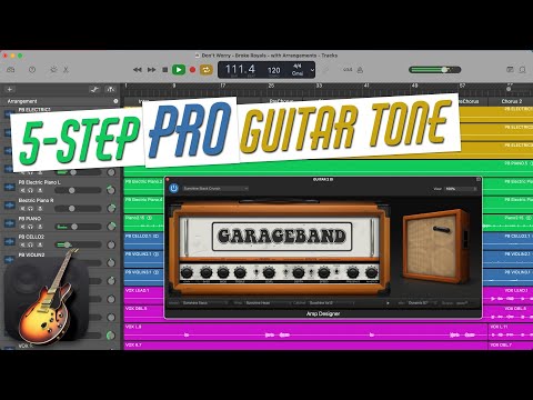 PRO Guitar Tones with GarageBand Amp Designer (GarageBand Tutorial)