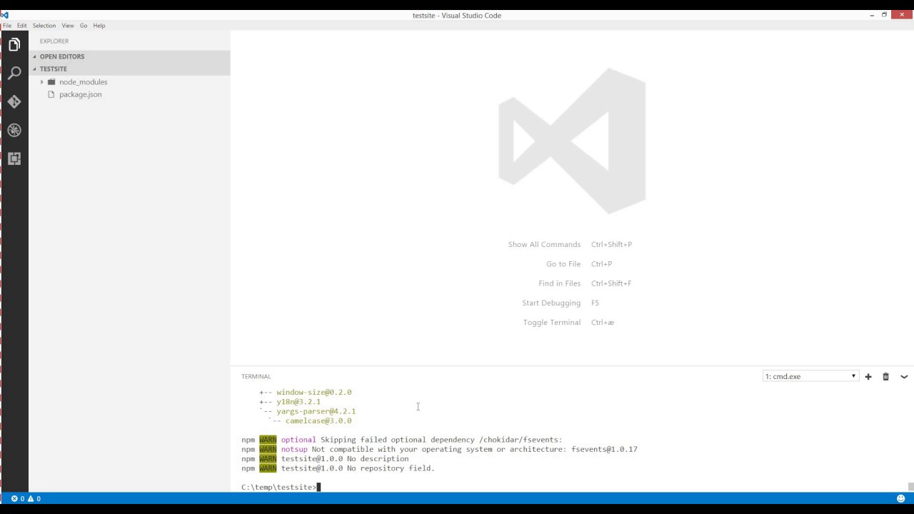 Simple web site with VS Code and Browser-Sync - YouTube