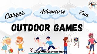 Exciting Outdoor Games for Kids | Outdoor games names | Games name |Sports Vocabulary