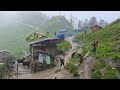 Real Nepali Mountain Village Life During the Rain | Most Peaceful And Relaxing Rural Life |