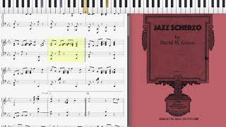 Jazz Scherzo By David W. Guion 1924, Jazz Piano