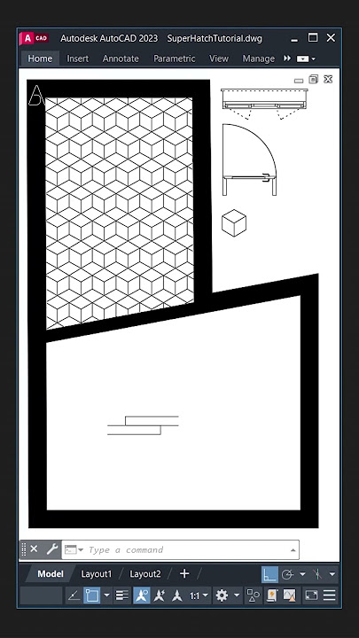 Autocad Özel Hatch Oluşturma | Autocad Tarama Komutu ile Özel ...