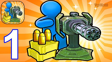 Ammo Fever: Tower Gun Defense - Gameplay Walkthrough Part 1 Stick Gun Base Defense Android GamePlay