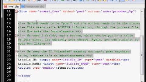 PHP/MySQL Tutorial - Add/Update and Delete Part 3