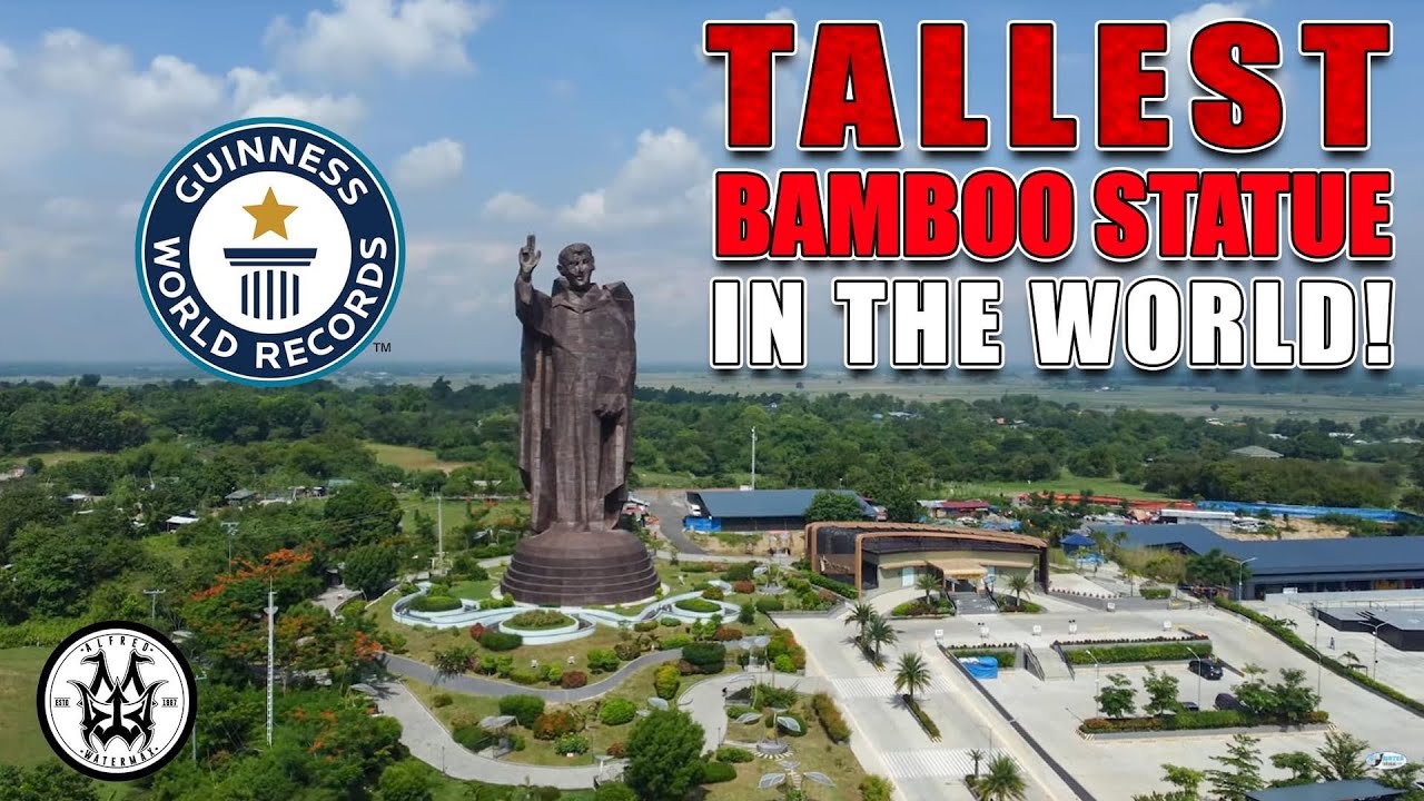 TALLEST BAMBOO STATUE IN THE WORLD MAS MALAKI PA SA STATUE OF LIBERTY