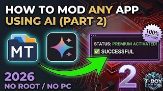How to Use AI to Mod Any Android App in 2026 (Part 2) | Advanced Gemini AI & MT Manager Tutorial screenshot 5