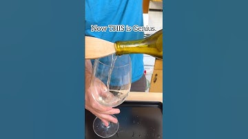 How to open a bottle of wine when you don’t have a corkscrew! #wine #kitchenhacks #oddlysatisfying