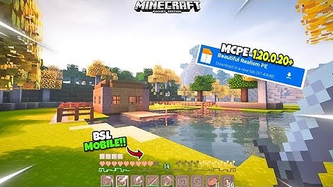 [ Ultra ] Realistic😍 Shader For Minecraft Pe 1.19/1.20|| Shaders For Mcpe 1.19|| Rtx Shader Mcpe ||