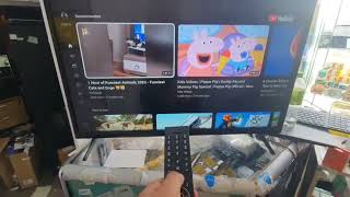 Like new 32 inch LED Polaroid smart TV with remote