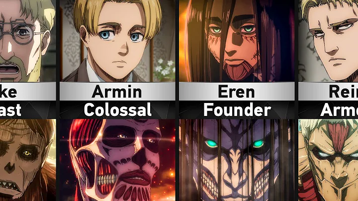 All Characters turned into Titans in Attack on Titan