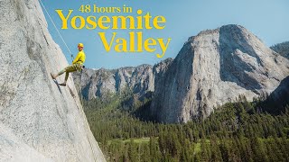 First time Rock Climbing in Yosemite National Park | 48hrs in Yosemite