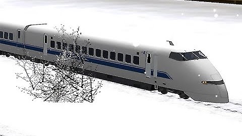 Train Sim - Snow Metropolis Using Shinkansen S300 Again - Simulasi Kereta Api