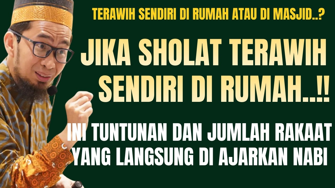 USTADZ ADI HIDAYAT - TUNTUNAN DAN JUMLAH RAKAAT  YANG LANGSUNG DI AJARKAN NABI#terbaru2026