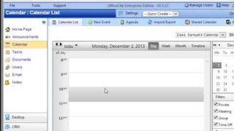 How to create a Calendar Proxy : OfficeClip Calendar