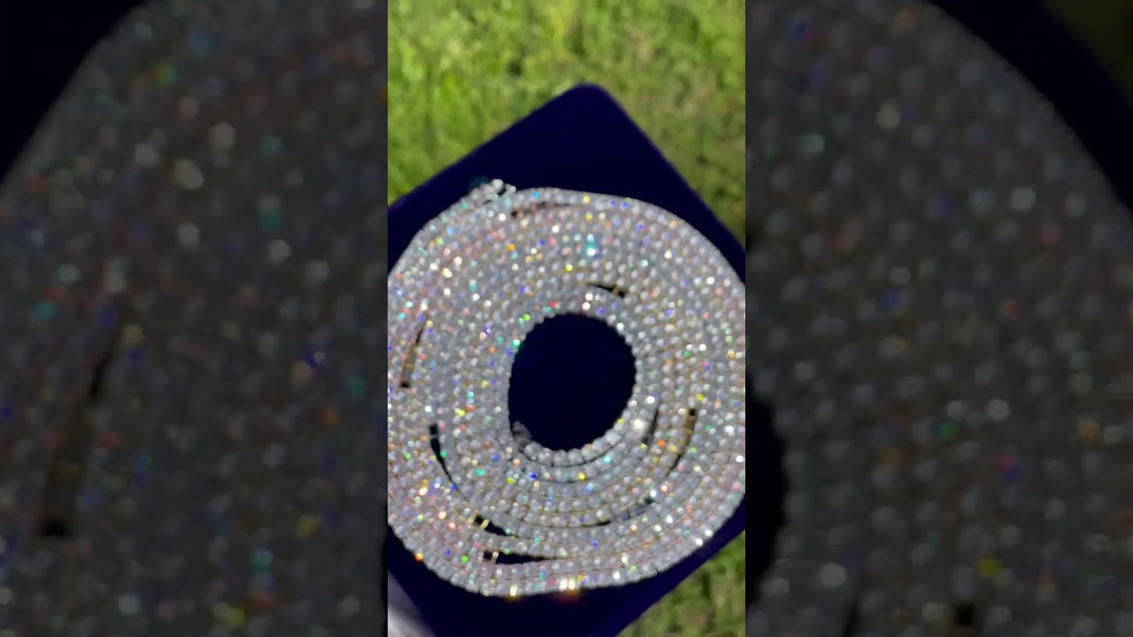 💎 3-5 mm Row Style Endless Bling Shine Tennis Chains 💦