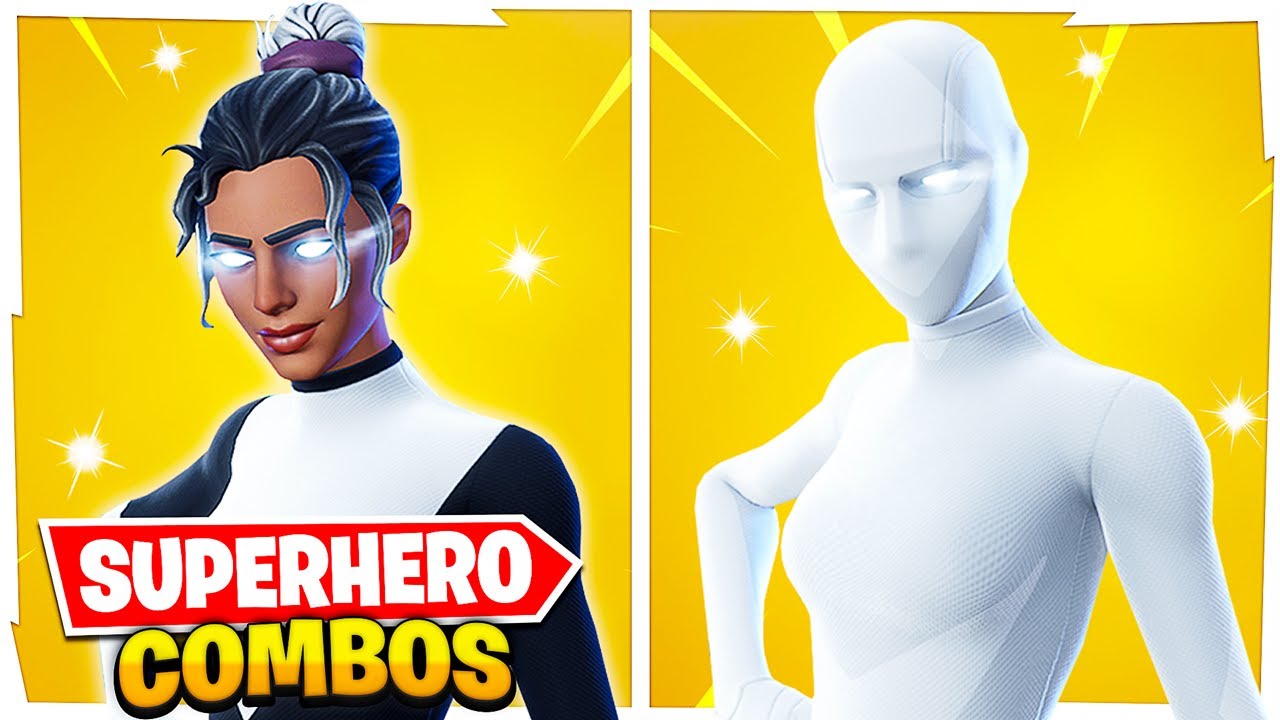 5 TRYHARD SUPERHERO SKIN COMBOS IN FORTNITE (Pros ONLY Use These Sweaty ...