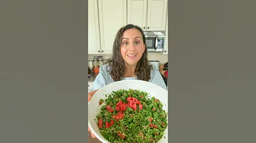 Traditional Lebanese Tabbouleh Salad 