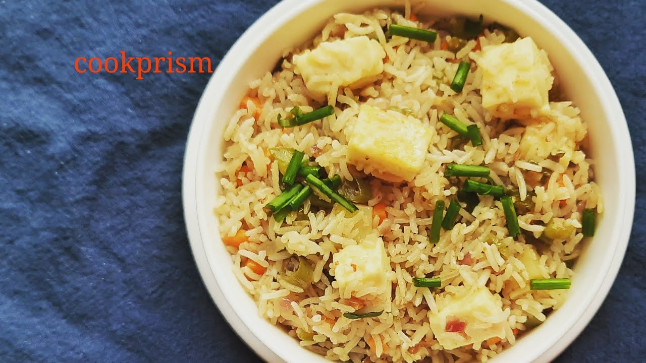 Paneer Fried Rice | Quick and Easy Recipe | Restaurant Style Paneer Fried Rice | CookPrism