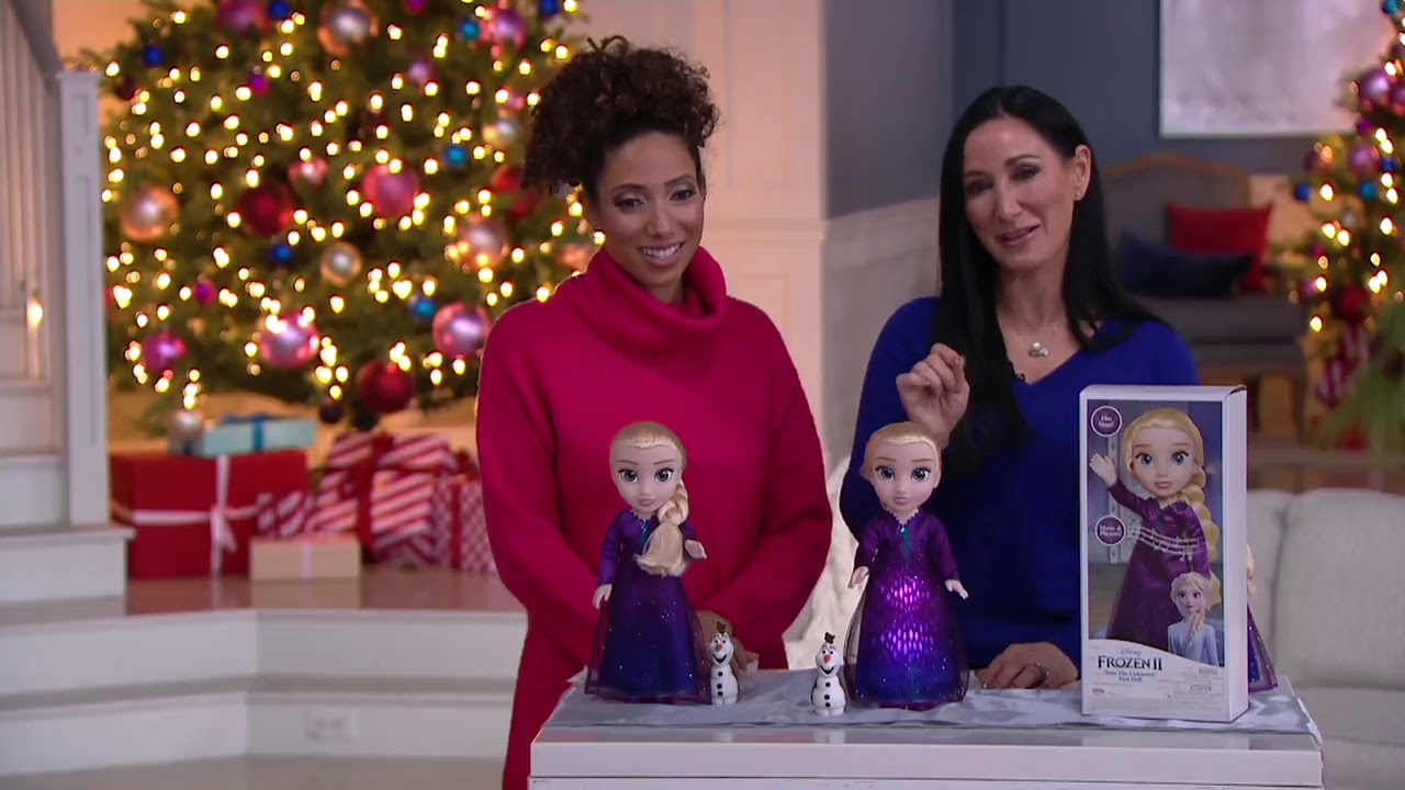 Disney's Frozen 2 Singing Elsa Doll with Light up Dress on QVC YouTube