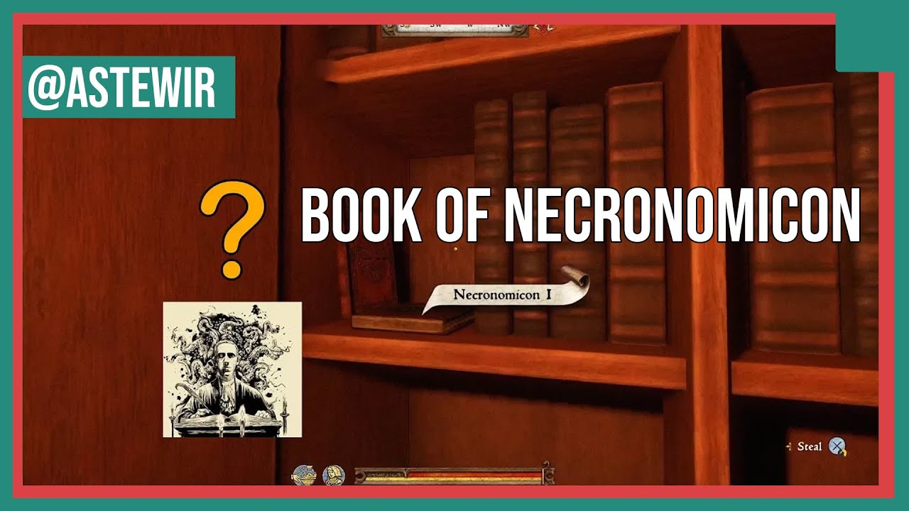 Kingdom Come Deliverance Where To Get The Book Of Necronomicon Hd 1080p Youtube