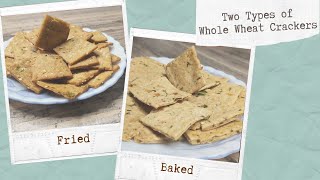 Janmastami Special Whole Wheat Crackers Recipe | Low Calorie Evening TeaTime Snack With-Without Oven