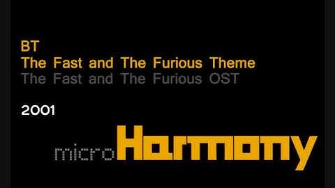 BT - The Fast and The Furious Theme
