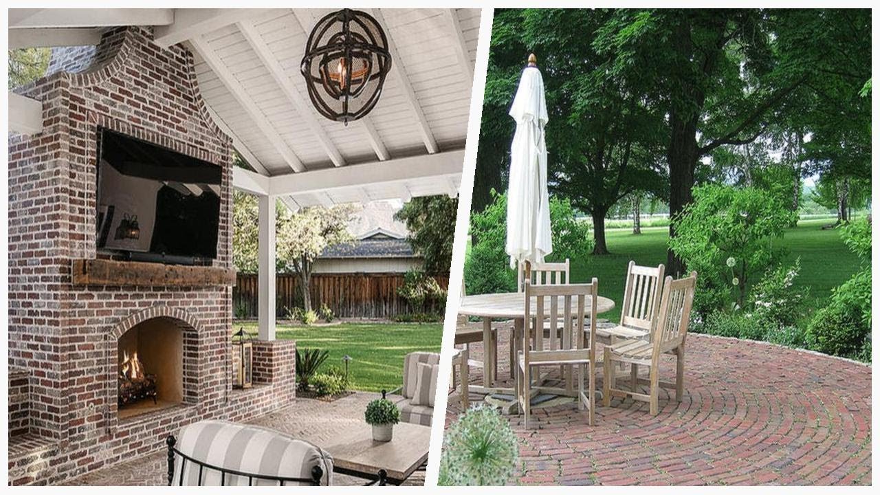 75 Backyard Brick Patio Design Ideas You'll Love 😊
