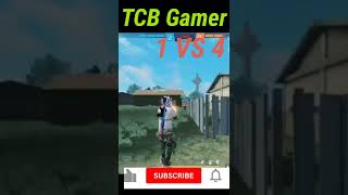 1 Vs 4 Match Of Tcb Gamer In Ff