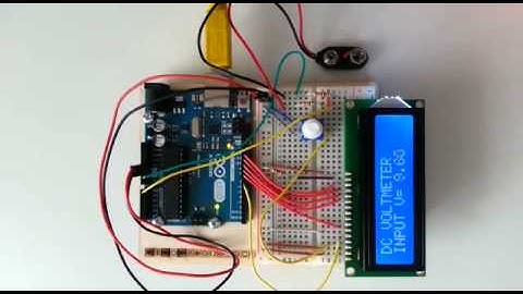 Arduino Uno, DC Voltmeter