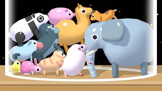 ANIMAL DROP 3D - Drop Animals, Merge Cute Pets, Animal 2048, Watermelon Game, Merge Pets 3D Puzzle 2 screenshot 4