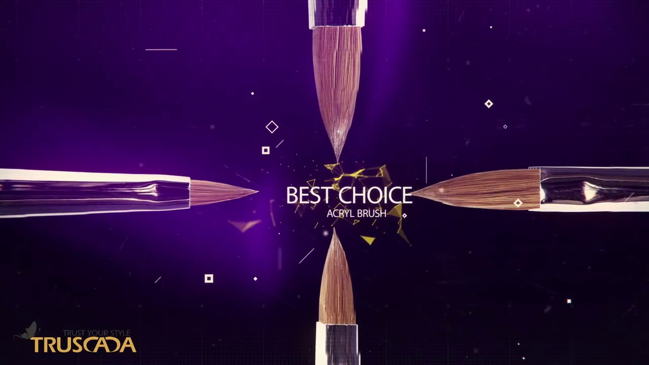 TRUSCADA Wonderful Fantastic ACRYL BRUSHES (2, 4, 8, 10)💅