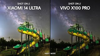 Xiaomi 14 Ultra VS Vivo X100 Pro | Night mode Camera Test