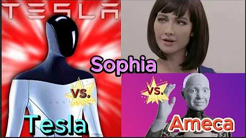 Tesla's Optimus Robot VS. Sophia the Robot VS. Ameca