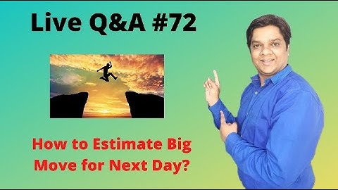 Live Q&A #72 with Yagnesh Patel l How to Estimate Big Move for Next Day?