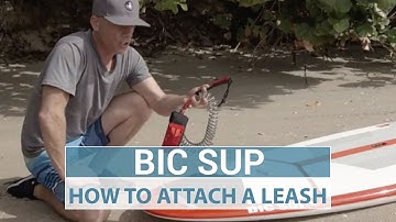 How to Attach the Leash to your Stand Up Paddleboard (SUP)