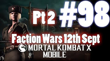 Faction Wars 12th Sept Part 2! - Mortal Kombat X Mobile Gameplay Pt 98 [V1.4] [IOS - iPad]