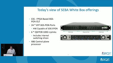 SEBA White Box Access: XGS-PON and Beyond - Jeff Catlin, Edgecore Networks - ONF Connect 19