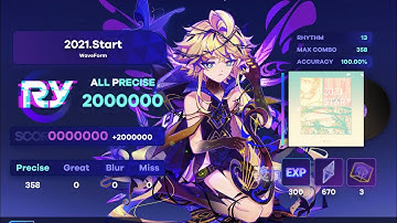 【Ryceam】《2021.Start》Rhythm: Lv.13 All Precise gameplay