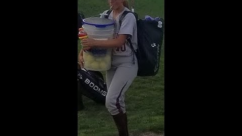 Lily Simmons 1st HS HR + bunt = push bunt (Freshman Year)