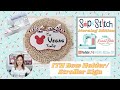 Sip &amp; Stitch LIVE Beginner Machine Embroidery Tutorial: ITH Bow Holder/ Stroller Sign